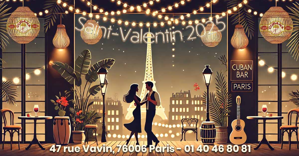 Saint-Valentin à Paris au Cubana Café